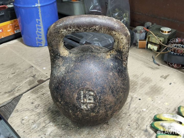 Гиря 16 кг СССР