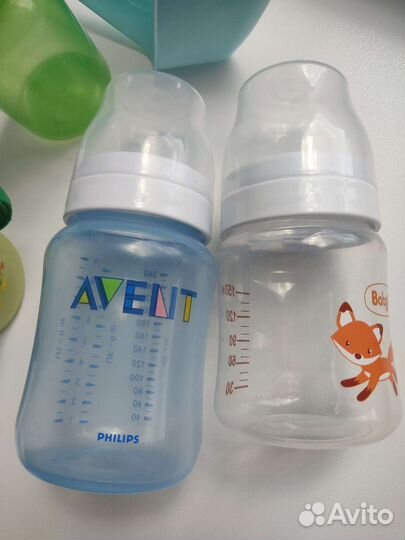 Бутылочки avent, беби гоу, поильник, нагрудник