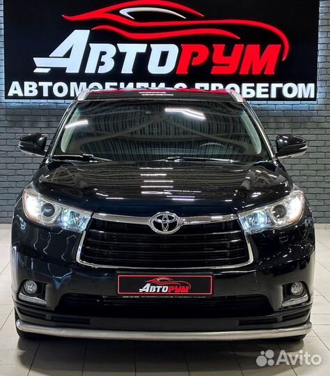 Toyota Highlander 3.5 AT, 2014, 189 000 км