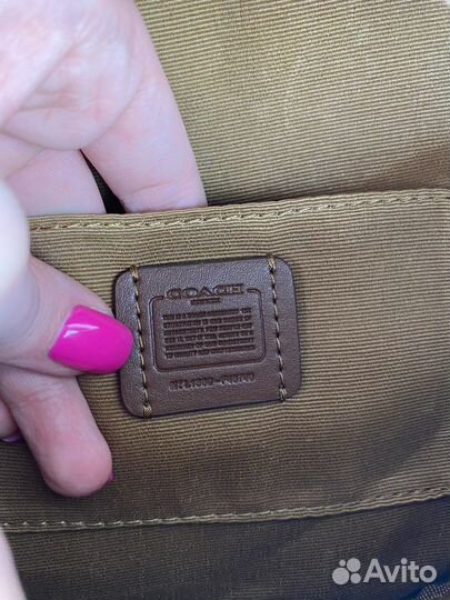 Сумка бананка Coach Коуч