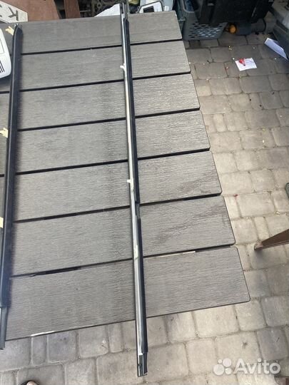 Молдинг стекла задний левый hyundai accent