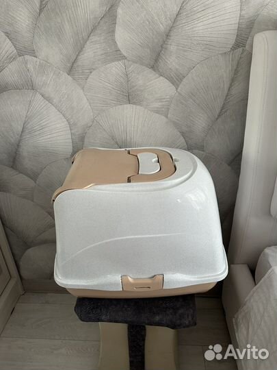 Кошачий лоток закрытый большой