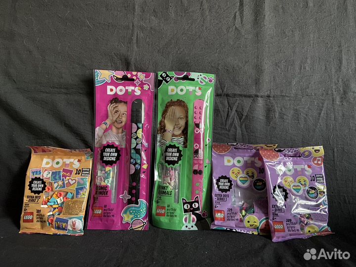 Lego, playmobil, dots