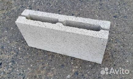 Керамзитоблок перегородочный пустотелый