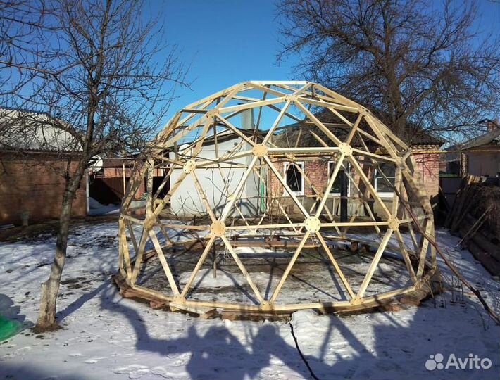 Купольный сферический шатер