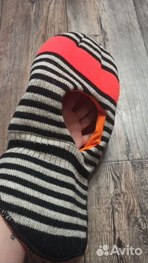 Шапка шлем для мальчика зима