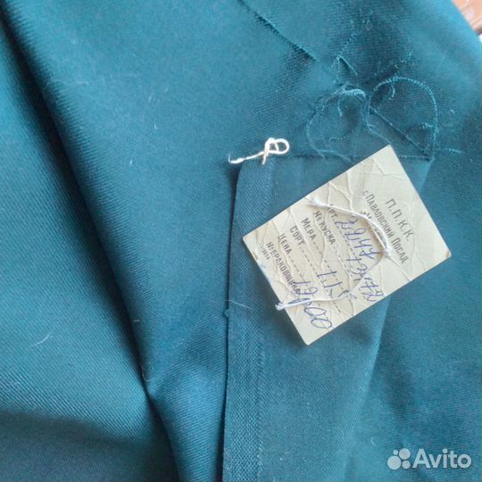 Отрез ткани морская волна шерсть