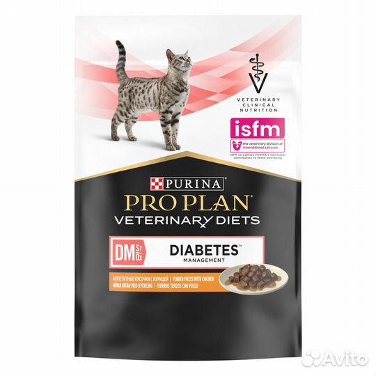 Корм для кошек pro plan veterinary diets diabetes