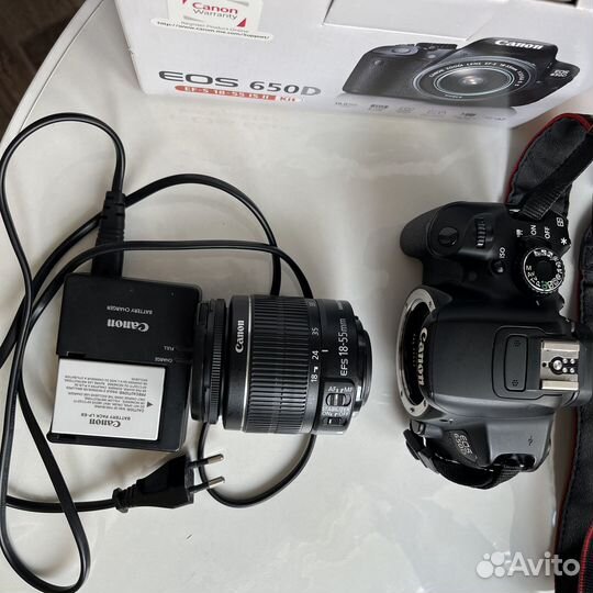 Зеркальный фотоаппарат canon eos 650d