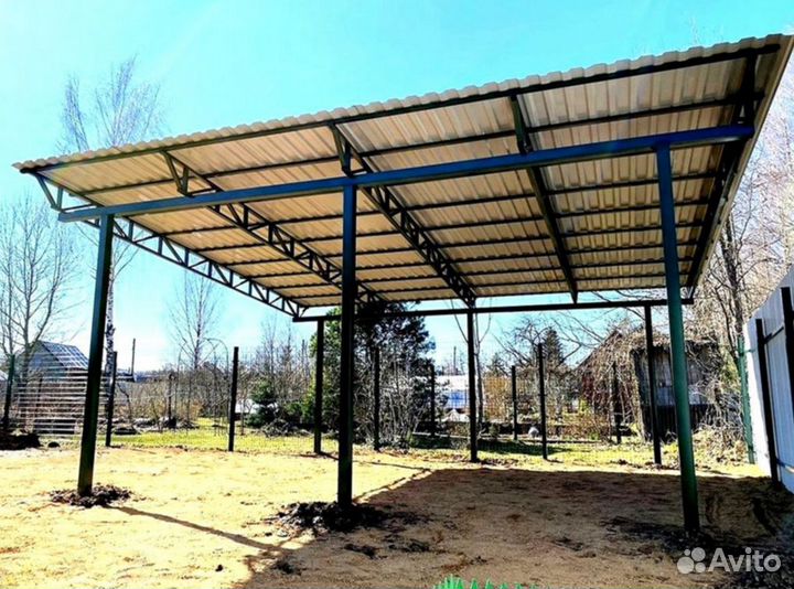 Навес для дачи