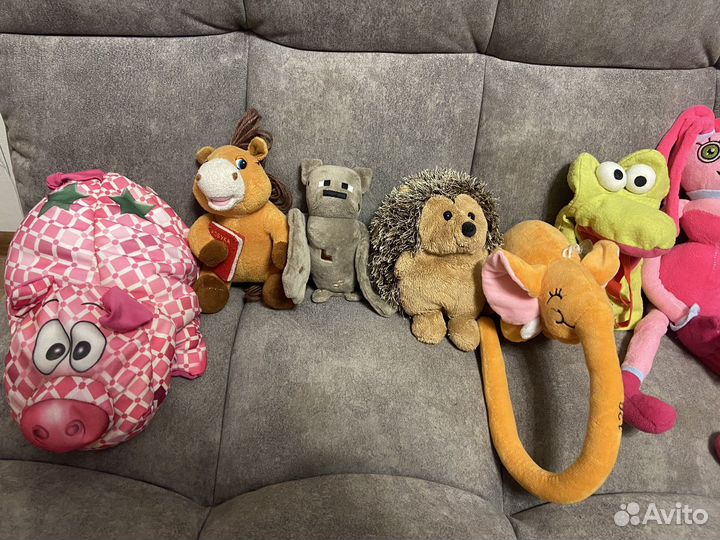 Мягкие игрушки Майнкрафт и другие