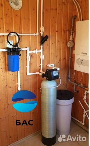 Очистка воды из скважины для коттеджа умягчения