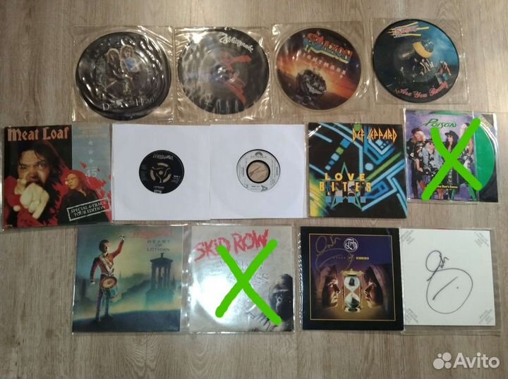 Винил Saxon Marillion Fish Poison heavy hard rock