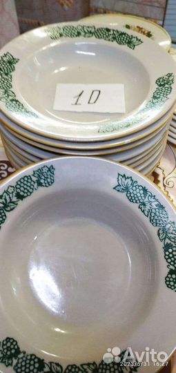 Тарелки глубокие и неглубокие СССР
