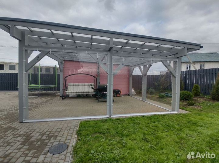 Мягкие окна для беседки