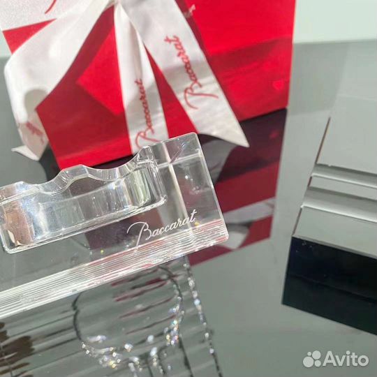 Baccarat пепельница хрусталь