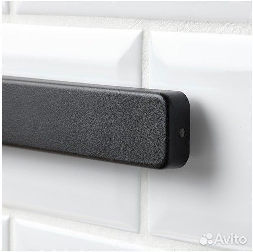 Hultarp магнитная планка, 38 см, черный