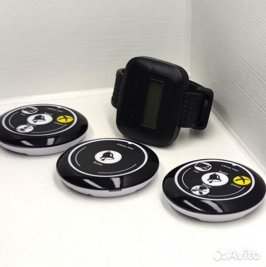 Кнопка вызова персонала, официанта и часы Эконом