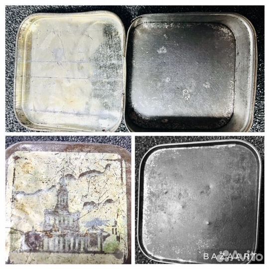 Коробки жестяные винтажные