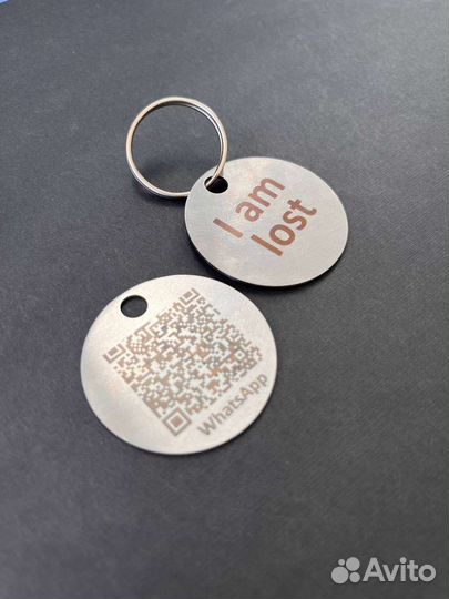 Адресник для собаки из нержавеющей стали