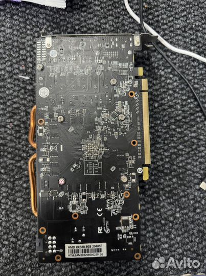 Видеокарта afox AMD Radeon RX 580 2048SP 8gb