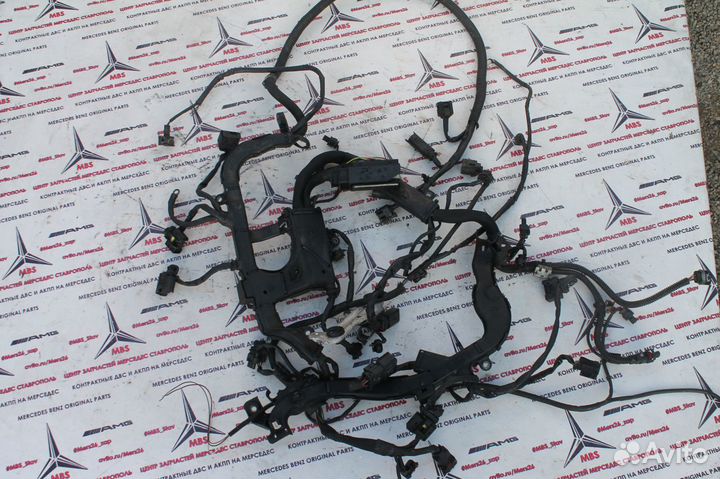 Проводка двигателя W221 M272 Mercedes