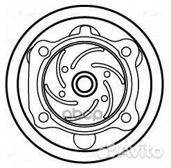 Насос водяной для а/м Opel Astra H (04) 1.3D (LWP