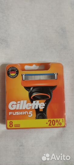 Кассеты gillette fusion 5, 8 кассет