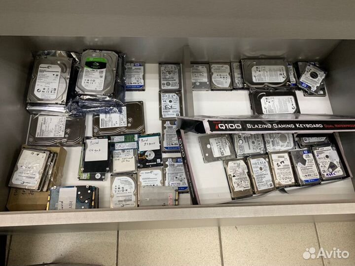 Много HDD 2.5 и 3.5 Для буков и пк