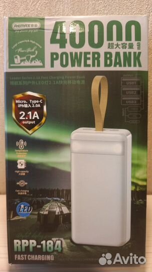Power bank Remax rpp-184. 40000 mAh