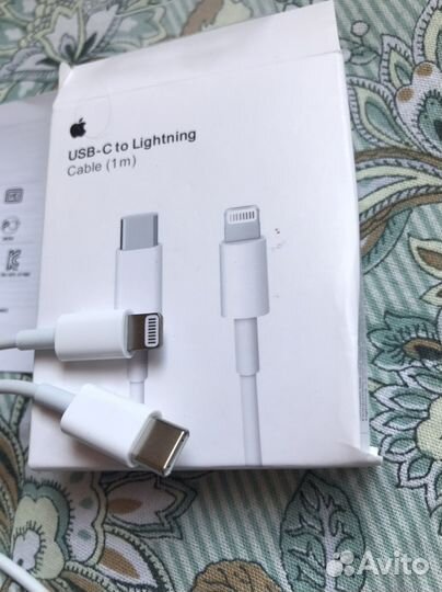 Кабель новый для зарядки iPhone type c Lightning