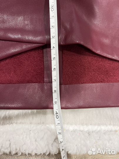 Bershka юбка женская экокожа