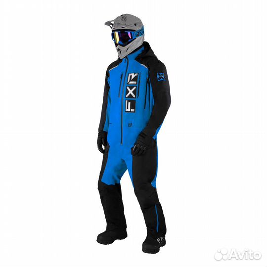 Комбинезон FXR Recruit без утеплителя Black/Blue