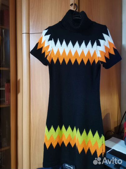 Платье вязанное 46