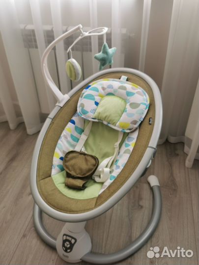 Детские электронные качели шезлонг