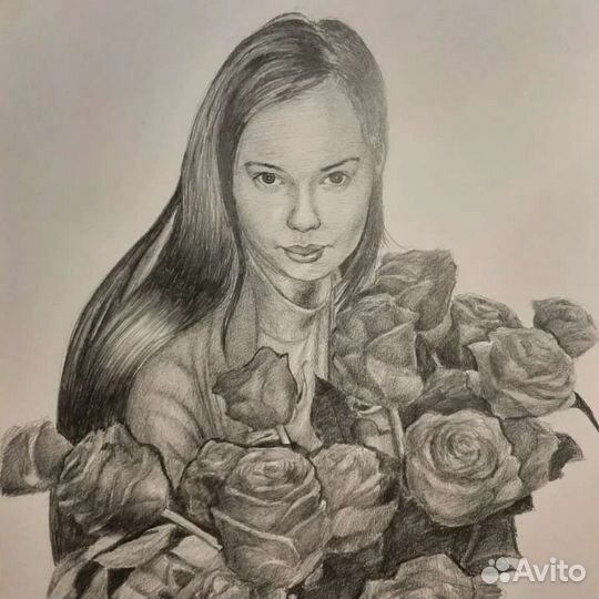 Портреты карандашом по фото