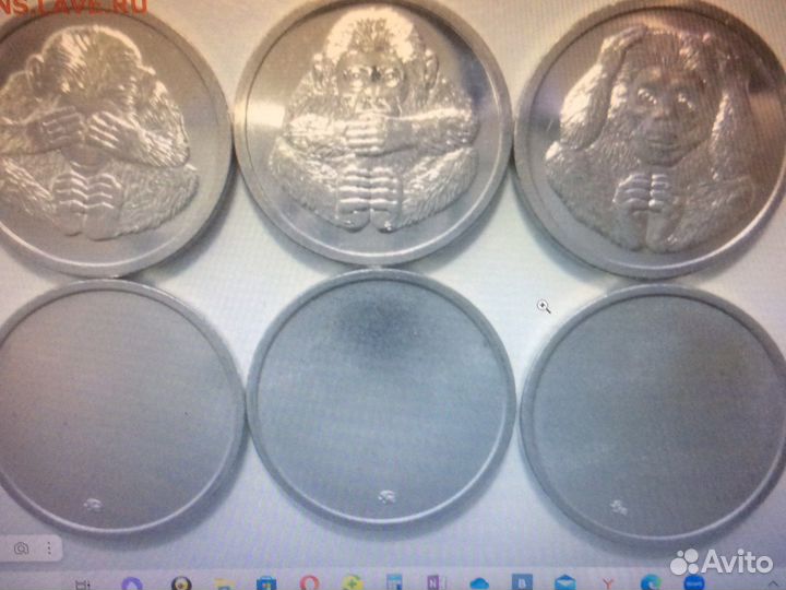 Набор жетонов в бумажных пакетиках