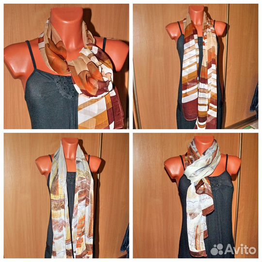 Шарфы шифоновые