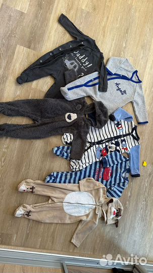 Вещи пакетом на мальчика 3, 6, 9 мес