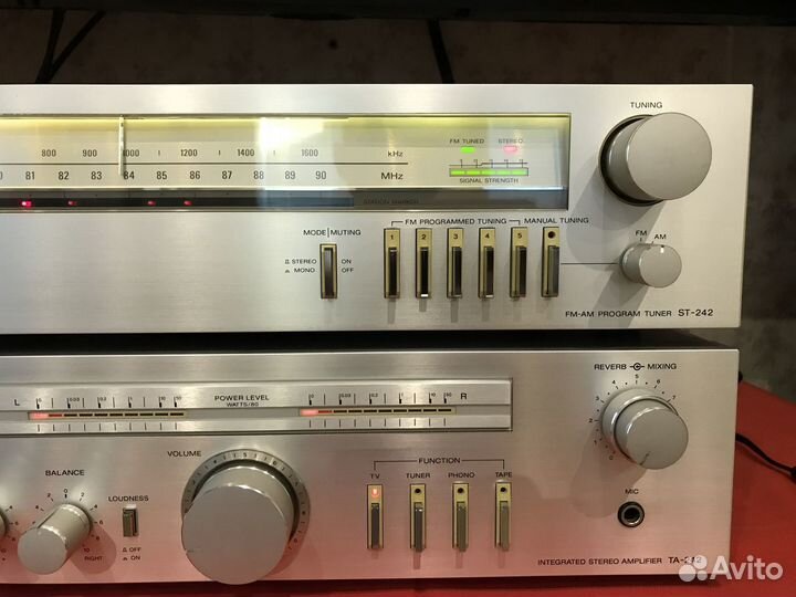 Sony TA 242 & ST 242 (состояние) + Видео работы