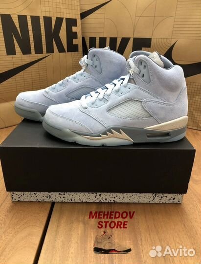 Air Jordan 5 Bluebird Оригинал