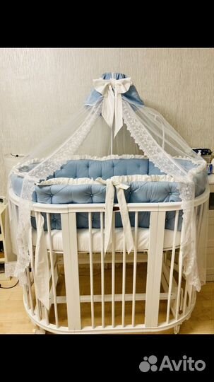 Детская кроватка с маятником Premium Baby 9в1