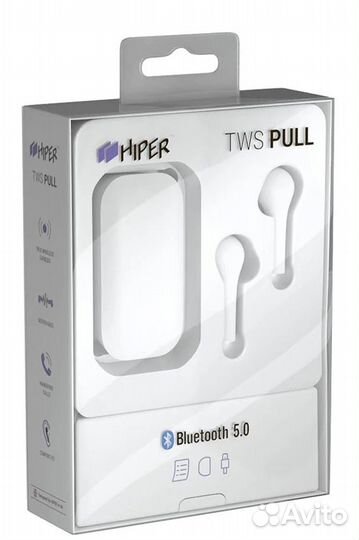 Новые беспроводные наушники hiper TWS Pull