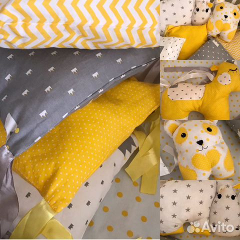 Бортики на детскую кроватку