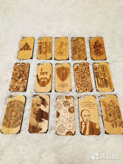 Чехлы с чистого дерева на iPhone 5/5s/6/6s/7/7s