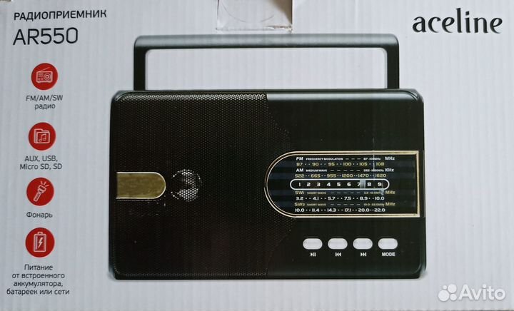 Как новый радиоприемник Aceline AR550 Bluetooth