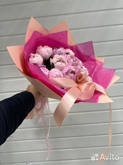 Пионы 15/21/51/101 Доставка пионов