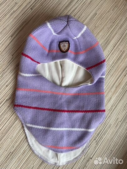Шапка шлем демисезонная 6 месяцев - 1 год
