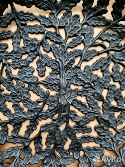 Тарелка ажурная дубовые листья. Куса