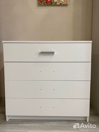 Комод белый глянец